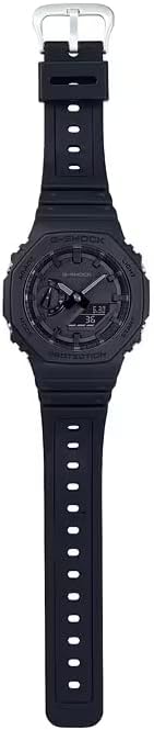 CASIO G-SHOCK CASIOAK CARBON CORE GUARD ANALOG DIGITAL ALL BLACK MEN WATCH GA-2100-1A1