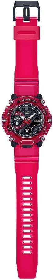 CASIO G-SHOCK SOUND WAVE SERIES ANALOG DIGITAL RED SKELETON MEN WATCH GA-2200SKL-4AJF