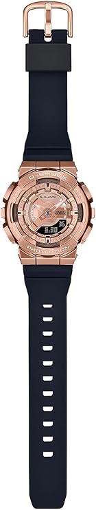 CASIO G-SHOCK MID-SIZE MODEL METAL COVERED PINK GOLD & BLACK LADIES WATCH GM-S110PG-1AJF