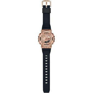 ROOK JAPAN:CASIO G-SHOCK MID-SIZE MODEL METAL COVERED PINK GOLD & BLACK LADIES WATCH GM-S110PG-1AJF,JDM Watch,Casio G-Shock