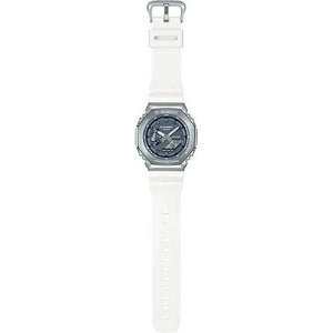 ROOK JAPAN:CASIO G-SHOCK PRECIOUS HEART SELECTION METAL COVERED WHITE & NAVY MEN WATCH GM-2100WS-7AJF,JDM Watch,Casio G-Shock