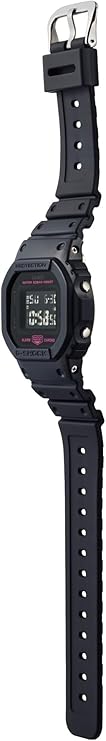 CASIO G-SHOCK PINK RIBBON COLLABORATION DIGITAL BLACK MEN WATCH DW-5600PK-1JR