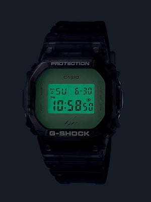 CASIO G-SHOCK RYO ISHIKAWA SIGNATURE MODEL DIGITAL SKELETON BLACK MEN WATCH DW-5600RI22-1JR