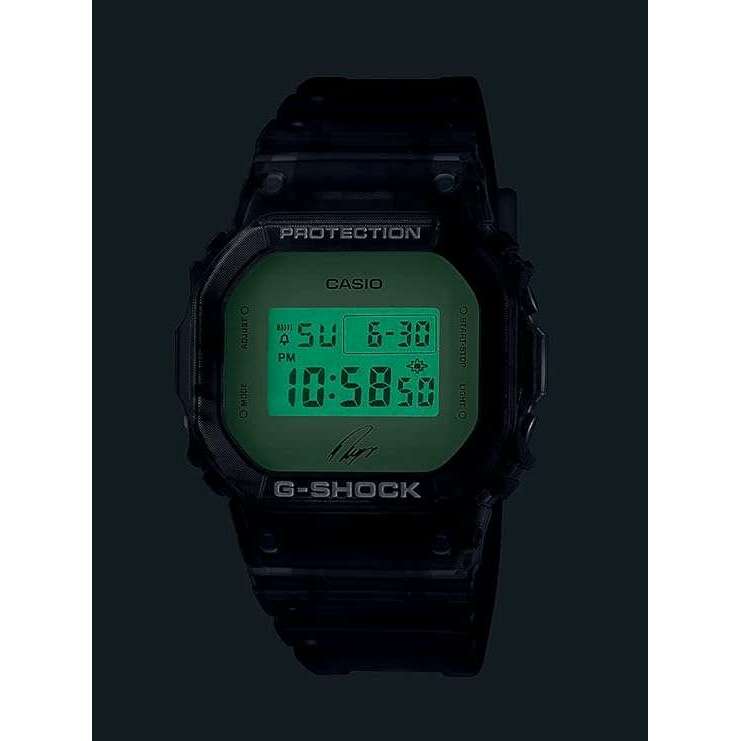 ROOK JAPAN:CASIO G-SHOCK RYO ISHIKAWA SIGNATURE MODEL DIGITAL SKELETON BLACK MEN WATCH DW-5600RI22-1JR,JDM Watch,Casio G-Shock