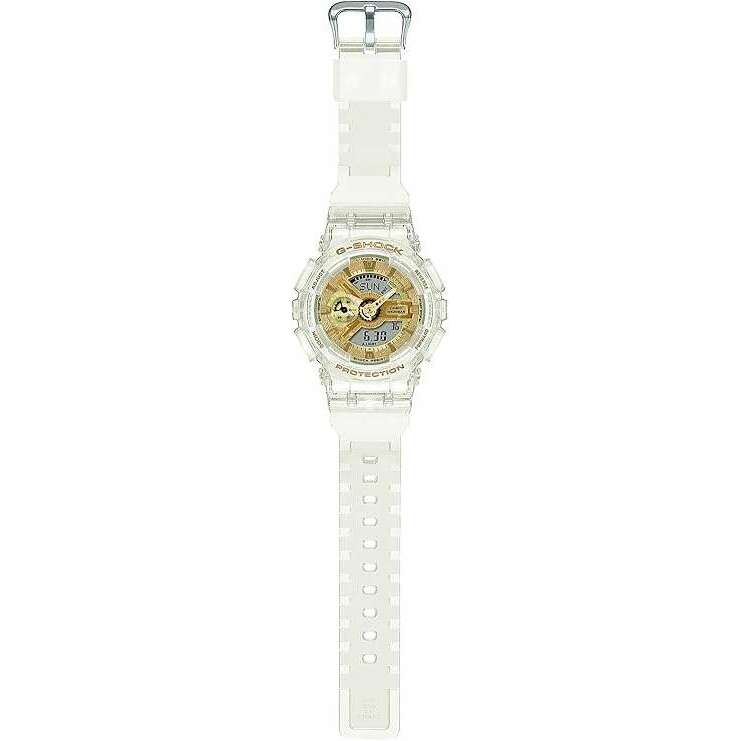 ROOK JAPAN:CASIO G-SHOCK MID-SIZE MODEL CLEAR SKELETON GOLD DIAL LADIES WATCH GMA-S110SG-7AJF,JDM Watch,Casio G-Shock