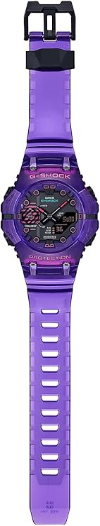 CASIO G-SHOCK BLUETOOTH DAY-DATE ANALOG DIGITAL PURPLE MEN WATCH GA-B001CBRS-6AJF