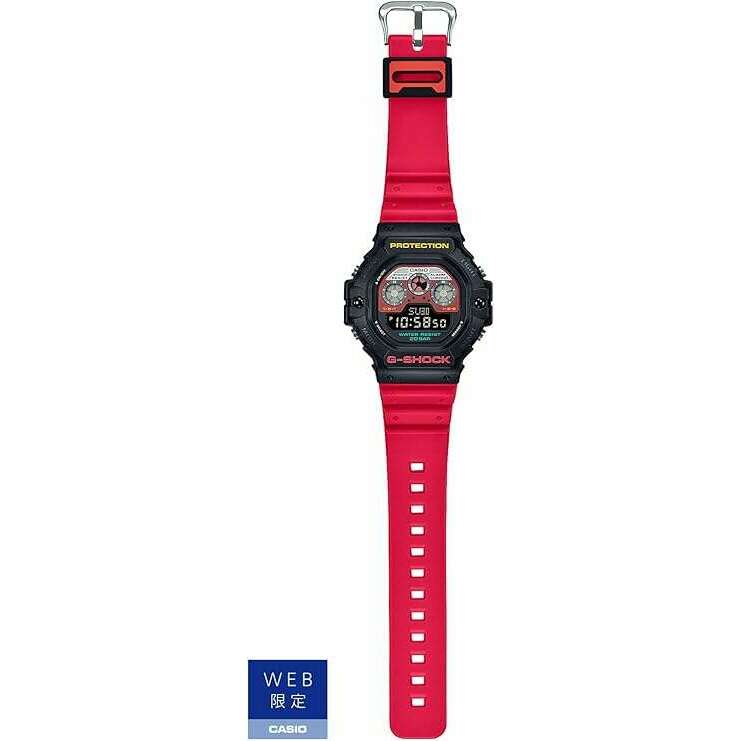 ROOK JAPAN:CASIO G-SHOCK WEB-EXCLUSIVE MODEL MIX TAPE SERIES BLACK & RED MEN WATCH DW-5900MT-1A4JF,JDM Watch,Casio G-Shock