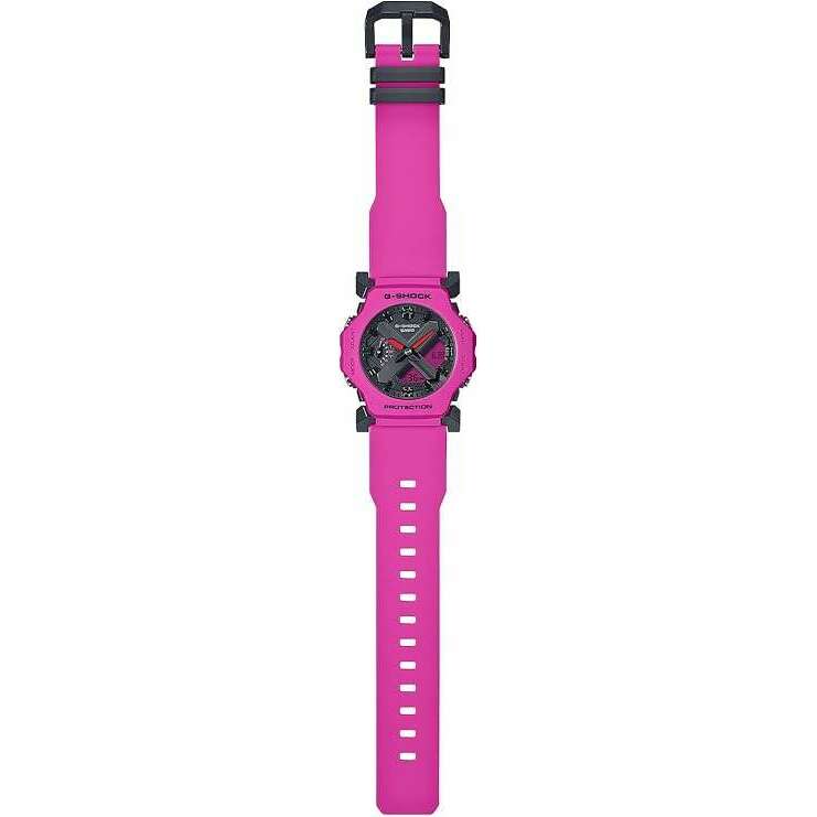 ROOK JAPAN:CASIO G-SHOCK DAY-DATE ANALOG DIGITAL DIAL RUBBER STRAP PINK MEN WATCH GA-2300-4AJF,JDM Watch,Casio G-Shock