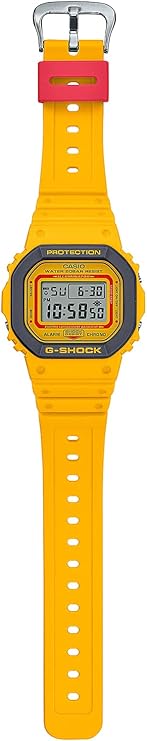 CASIO G-SHOCK LIMITED MODEL DAY-DATE DIGITAL DIAL YELLOW & GREY MEN WATCH DW-5610Y-9JF