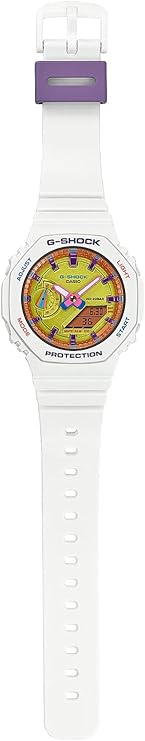 CASIO G-SHOCK MID-SIZE MODEL WHITE ANALOG DIGITAL LADIES WATCH GMA-S2100BS-7AJF