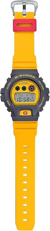 CASIO G-SHOCK LIMITED MODEL DAY-DATE DIGITAL YELLOW & GREY MEN WATCH DW-6900Y-9JF