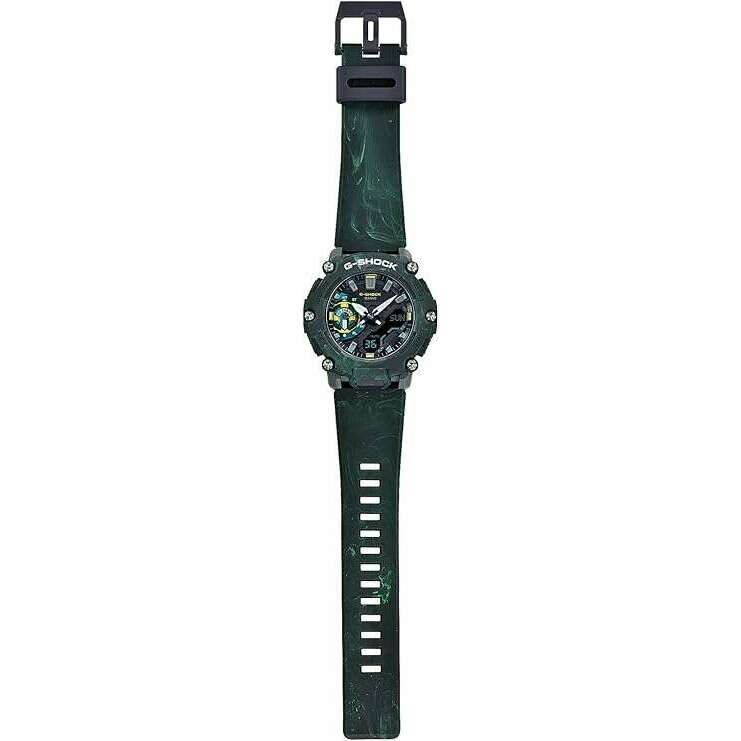 ROOK JAPAN:CASIO G-SHOCK MYSTIC FOREST SERIES ANALOG DIGITAL GREEN MEN WATCH GA-2200MFR-3AJF,JDM Watch,Casio G-Shock