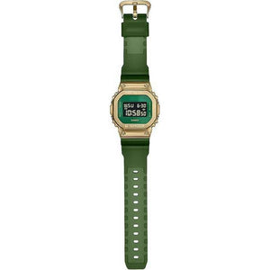 ROOK JAPAN:CASIO G-SHOCK METAL COVERED CLASSY OFF-ROAD SERIES GREEN & GOLD MEN WATCH GM-5600CL-3JF,JDM Watch,Casio G-Shock