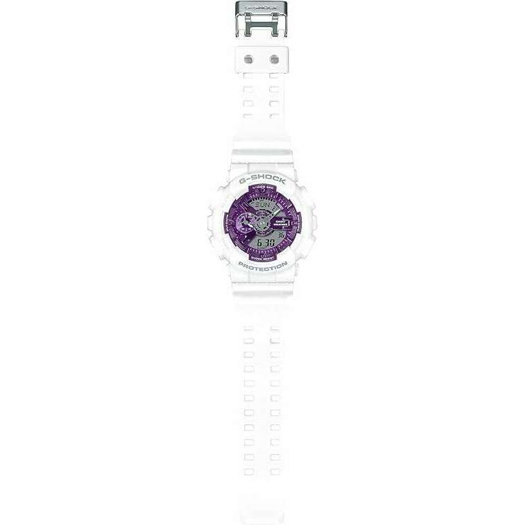 ROOK JAPAN:CASIO G-SHOCK PRECIOUS HEART SELECTION WHITE & PURPLE MEN WATCH GA-110WS-7AJF,JDM Watch,Casio G-Shock