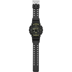 ROOK JAPAN:CASIO G-SHOCK DAY-DATE ANALOG DIGITAL DIAL BLACK & YELLOW MEN WATCH GA-100CY-1AJF,JDM Watch,Casio G-Shock