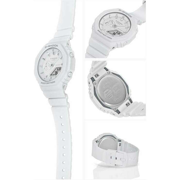 ROOK JAPAN:CASIO G-SHOCK DAY-DATE MID-SIZE MODEL RUBBER STRAP ALL WHITE MEN WATCH GMA-S2100-7AJF,JDM Watch,Casio G-Shock