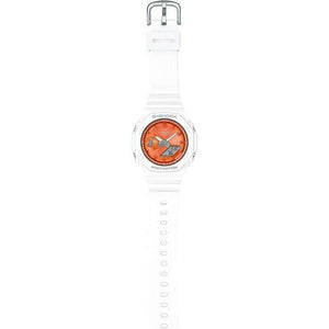 ROOK JAPAN:CASIO G-SHOCK PRECIOUS HEART SELECTION MID-SIZE MODEL WHITE & ORANGE LADIES WATCH GMA-S2100WS-7AJF,JDM Watch,Casio G-Shock