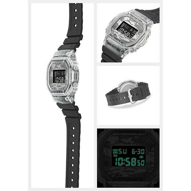 ROOK JAPAN:CASIO G-SHOCK CAMOUFLAGE SKELETON SERIES LIMITED MODEL MEN WATCH DW-5600SKC-1JF,JDM Watch,Casio G-Shock