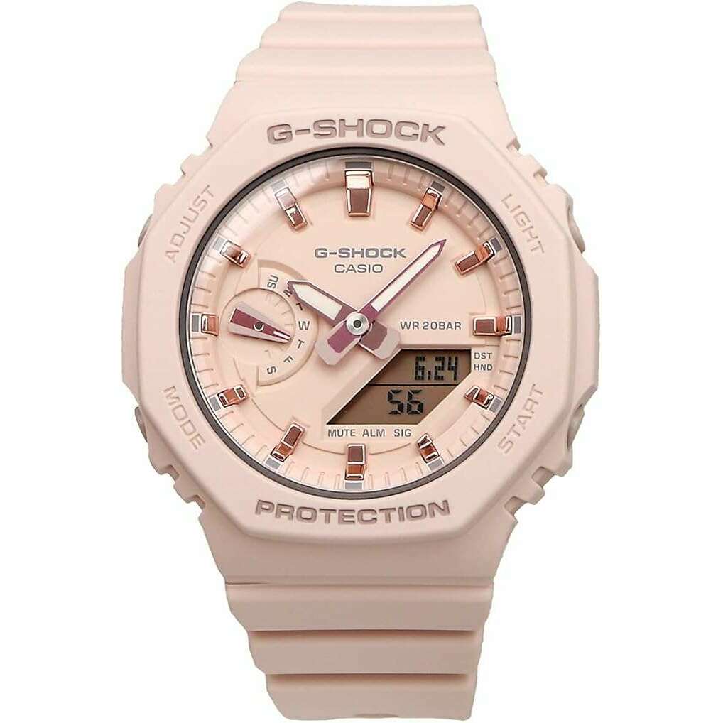 ROOK JAPAN:CASIO G-SHOCK MID-SIZE MODEL PINK BEIGE ANALOG DIGITAL LADIES WATCH GMA-S2100-4A,JDM Watch,Casio G-Shock