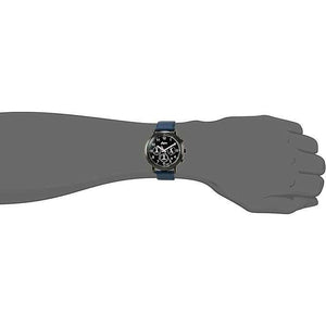 ROOK JAPAN:ALBA FUSION BLUE LEATHER STRAP BLACK DIAL 70'S CITY MILITARY UNISEX WATCH AFST401,Fashion Watch,ALBA