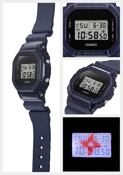 CASIO G-SHOCK NINJA DESIGN LIMITED MODEL DIGITAL DIAL NAVY BLUE MEN WATCH DW-5600NNJ-2JR