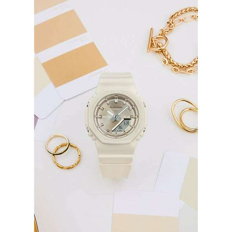 ROOK JAPAN:CASIO G-SHOCK LIMITED MODEL ANALOG DIGITAL WHITE LADIES WATCH GMA-P2100ST-7AJF,JDM Watch,Casio G-Shock