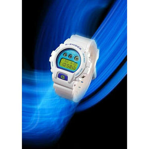 ROOK JAPAN:CASIO G-SHOCK CRAZY COLORS 2024 DIGITAL DIAL WHITE & BLUE MEN WATCH DW-6900RCS-7JF,JDM Watch,Casio G-Shock