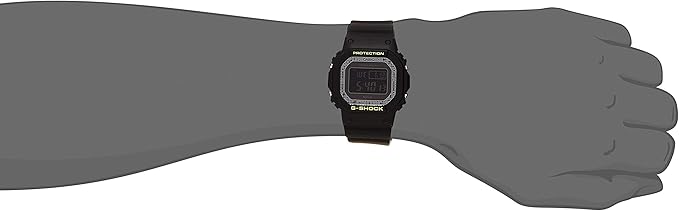 CASIO G-SHOCK BLACK AND YELLOW SERIES DIGITAL MEN WATCH GW-B5600DC-1JF