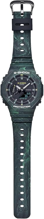 CASIO G-SHOCK MYSTIC FOREST SERIES ANALOG DIGITAL GREEN MEN WATCH GA-2100FR-3AJF