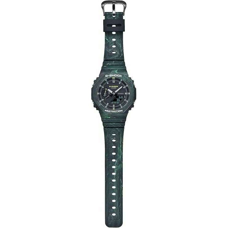 ROOK JAPAN:CASIO G-SHOCK MYSTIC FOREST SERIES ANALOG DIGITAL GREEN MEN WATCH GA-2100FR-3AJF,JDM Watch,Casio G-Shock