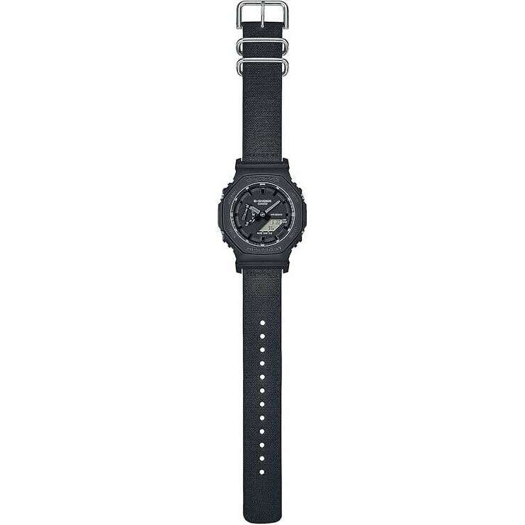 ROOK JAPAN:CASIO G-SHOCK UTILITY BLACK SERIES CORDURA ECO FABRIC STRAP MEN WATCH GA-2100BCE-1AJF,JDM Watch,Casio G-Shock