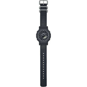 ROOK JAPAN:CASIO G-SHOCK UTILITY BLACK SERIES CORDURA ECO FABRIC STRAP MEN WATCH GA-2100BCE-1AJF,JDM Watch,Casio G-Shock