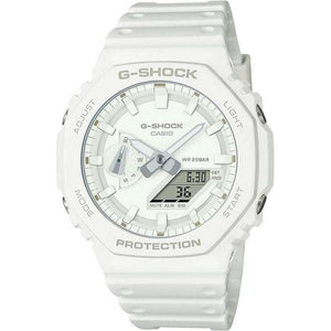 ROOK JAPAN:CASIO G-SHOCK TONE ON TONE SERIES ANALOG DIGITAL DIAL ALL WHITE MEN WATCH GA-2100-7A7JF,JDM Watch,Casio G-Shock