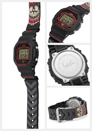 CASIO G-SHOCK × KELVIN HOEFLER x POWELL PERALTA TRIPLE COLLAB BLACK MEN WATCH DW-5600KH-1JR