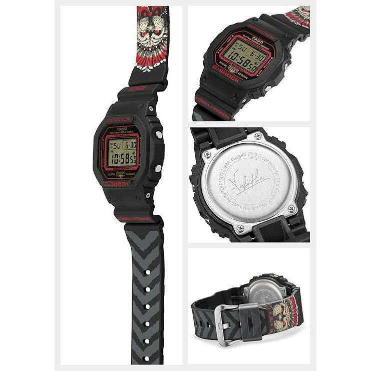 ROOK JAPAN:CASIO G-SHOCK × KELVIN HOEFLER x POWELL PERALTA TRIPLE COLLAB BLACK MEN WATCH DW-5600KH-1JR,JDM Watch,Casio G-Shock