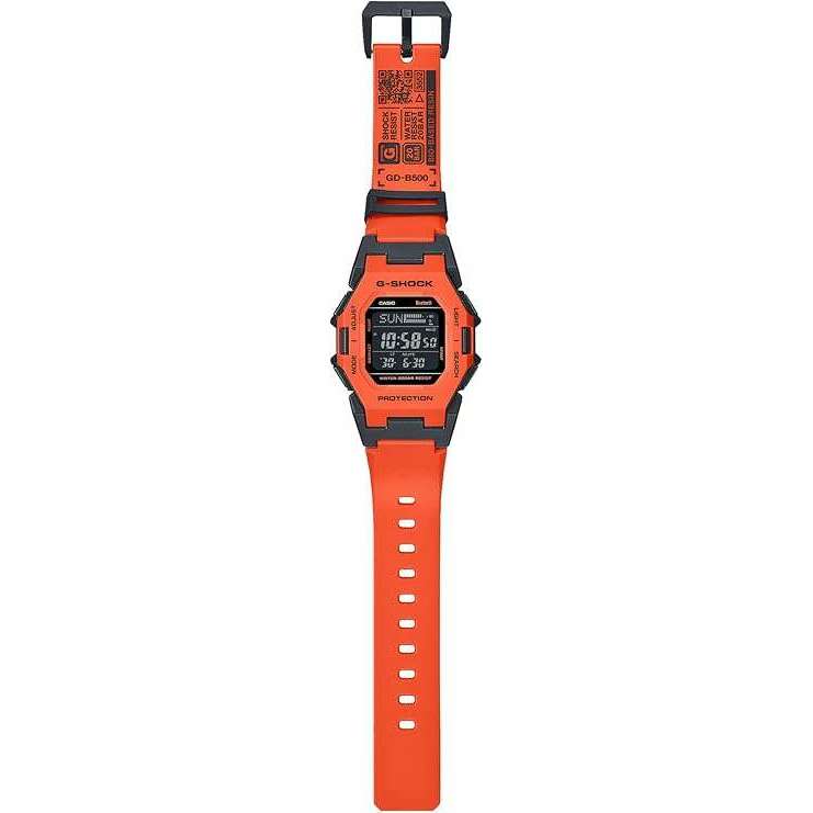 ROOK JAPAN:CASIO G-SHOCK DAY-DATE BLUETOOTH DIGITAL DIAL ORANGE MEN WATCH GD-B500FL-4JF,JDM Watch,Casio G-Shock