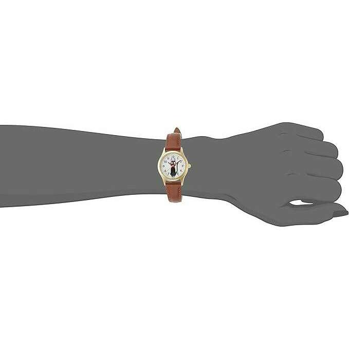 ROOK JAPAN:ALBA GHIBLI COLLABORATION KIKI'S DELIVERY SERVICE JIJI DESIGN BROWN LADIES WATCH ACCK405,Fashion Watch,ALBA