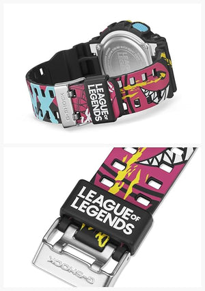 CASIO G-SHOCK LEAGUE OF LEGENDS COLLABORATION MULTICOLORED MEN WATCH GA-110LL-1AJR