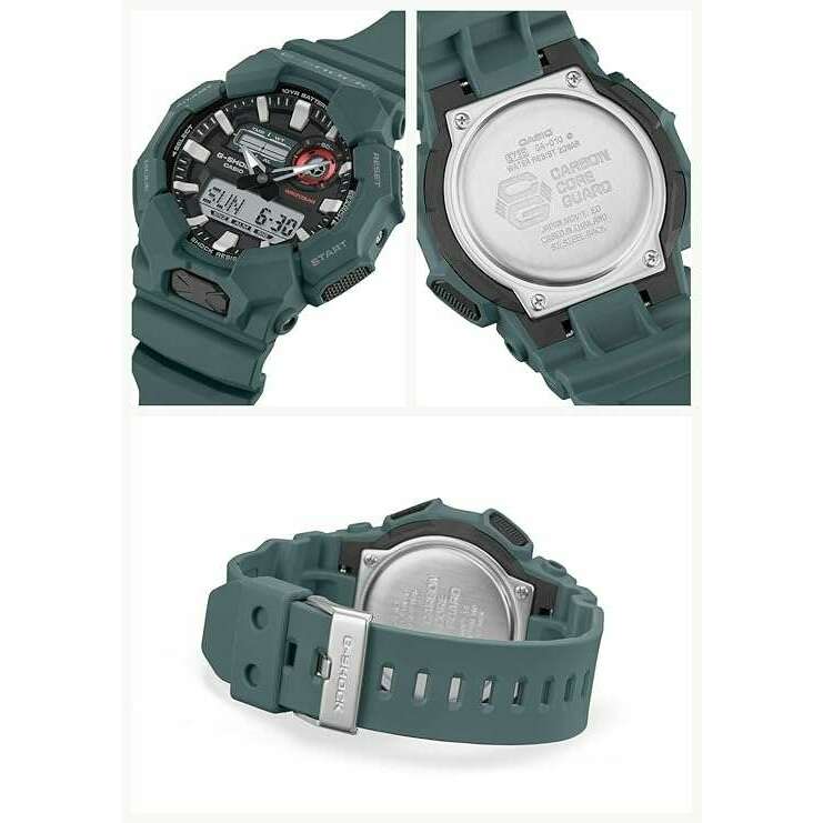 ROOK JAPAN:CASIO G-SHOCK LONGLIFE BATTERY DAY-DATE BLUE GREEN RESIN STRAP MEN WATCH GA-010-2AJF,JDM Watch,Casio G-Shock