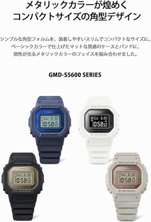 CASIO G-SHOCK MID-SIZE MODEL DIGITAL DIAL NAVY BLUE UNISEX WATCH GMD-S5600-2JF