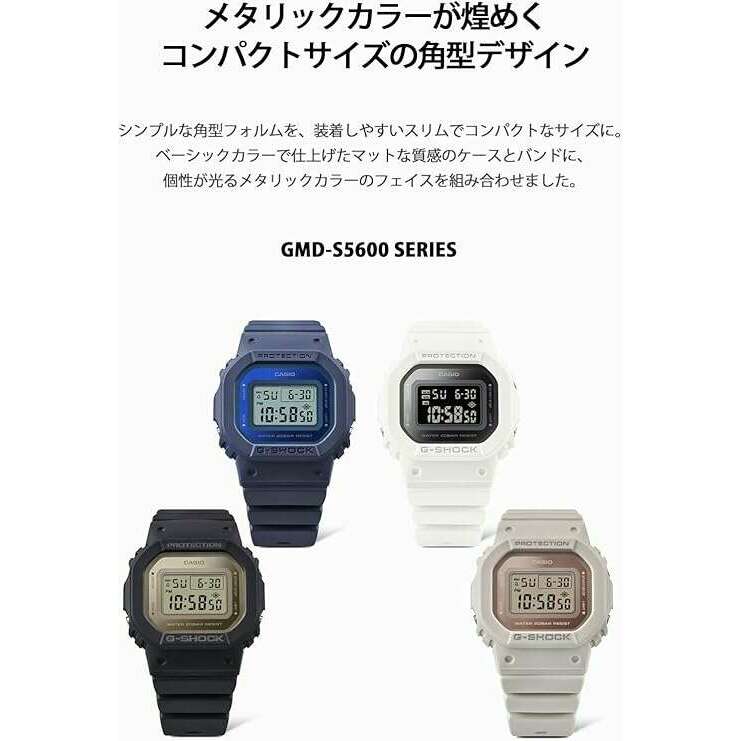 ROOK JAPAN:CASIO G-SHOCK MID-SIZE MODEL DIGITAL DIAL NAVY BLUE UNISEX WATCH GMD-S5600-2JF,JDM Watch,Casio G-Shock