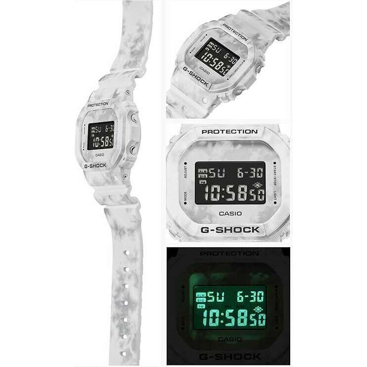 ROOK JAPAN:CASIO G-SHOCK GRUNGE SNOW CAMOUFLAGE DIGITAL WHITE MEN WATCH DW-5600GC-7JF,JDM Watch,Casio G-Shock