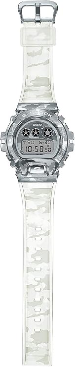 CASIO G-SHOCK SKELETON CAMOUFLAGE SERIES CLEAR DIGITAL MEN WATCH GM-6900SCM-1JF