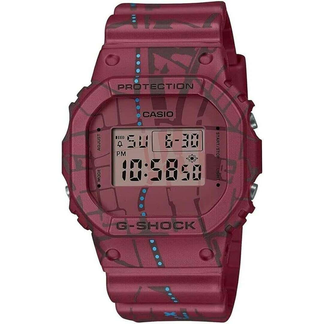 ROOK JAPAN:CASIO G-SHOCK TREASURE HUNT SERIES DAY-DATE DIGITAL RED MEN WATCH DW-5600SBY-4JR,JDM Watch,Casio G-Shock