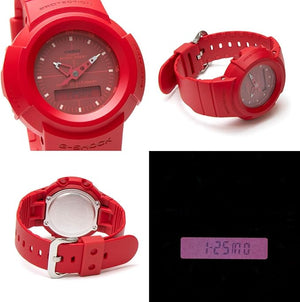 CASIO G-SHOCK AW500 FIRST ANALOG RE-EDITION RED ANALOG DIGITAL MEN WATCH AW-500BB-4E