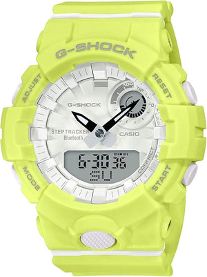 CASIO G-SHOCK MID-SIZE MODEL ANALOG DIGITAL YELLOW LADIES WATCH GMA-B800-9AJR