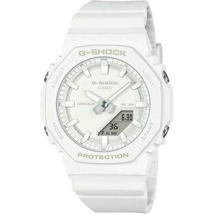 ROOK JAPAN:CASIO G-SHOCK MID-SIZE MODEL ANALOG DIGITAL DIAL ALL WHITE LADIES WATCH GMA-P2100-7AJF,JDM Watch,Casio G-Shock