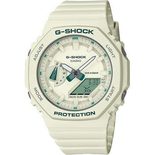 ROOK JAPAN:CASIO G-SHOCK MID-SIZE MODEL ANALOG DIGITAL WHITE & GREEN LADIES WATCH GMA-S2100GA-7AJF,JDM Watch,Casio G-Shock