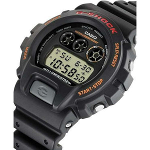 ROOK JAPAN:CASIO G-SHOCK DAY-DATE DIGITAL DIAL RESIN STRAP BLACK & ORANGE MEN WATCH DW-6900UB-9JF,JDM Watch,Casio G-Shock