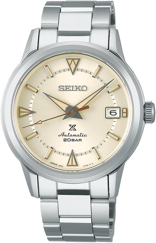 SEIKO PROSPEX AUTOMATIC YELLOW DIAL SILVER MEN WATCH SBDC145